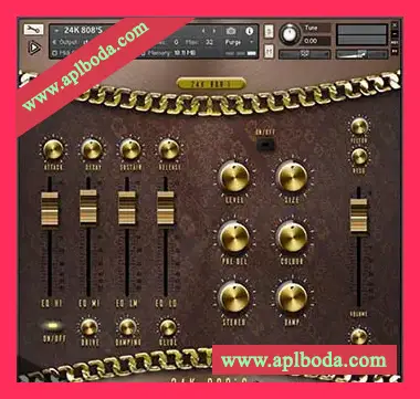 [808音源]Global Audio Tools 24K 808s KONTAKT（134Mb）
