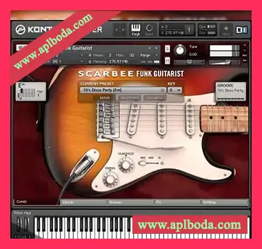 [Funk电吉他音源]Native Instruments Scarbee Funk Guitarist v1.1.0 [KONTAKT]（7.53Gb）