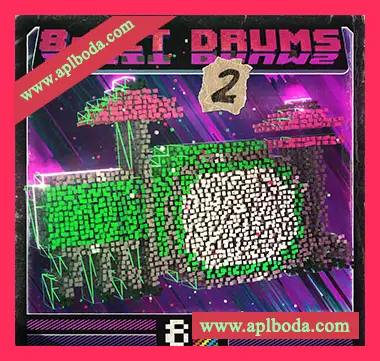 [8Bit鼓组采样]8UP 8-Bit Drums 2 [WAV]（2Mb）