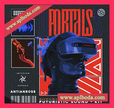 [流行雷击顿鼓打贝斯采样]Antian Rose Portals Sound Kit [WAV]（474Mb）