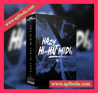 [嘻哈说唱踩镲MiDi素材]Jay Cactus Hazy Hi-Hat MIDIs Vol.1（644Kb）