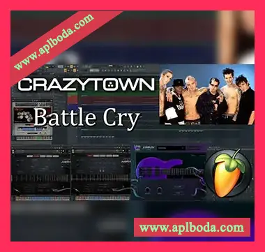 [FL工程模板摇滚金属]RE Music Crazy Town Battle Cry FLP MIDI Files + HQ WAV（43Mb）