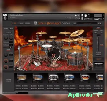 [摇滚金属鼓组音源]Stigmatized Productions Fotis Benardo Drums [KONTAKT]（17.73Gb）