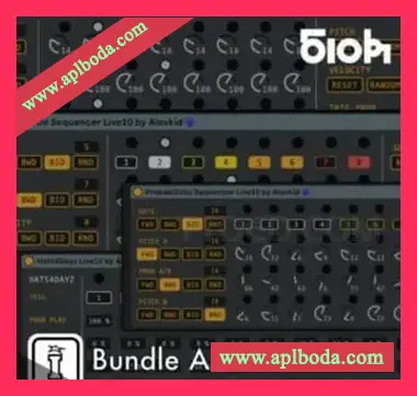 [Max for Live]Isotonik Studios Alexkid Sequencer Bundle A（435Mb）