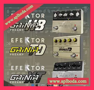 [数字前置放大器踏板套装插件]Kuassa Efektor Gainia Bundle v1.0.0 [WiN]（25Mb）