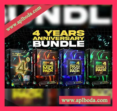 [雷击顿素材]MidiLatino 4 YEARS ANNIVERSARY Bundle [WAV, MiDi]（1.54Gb）