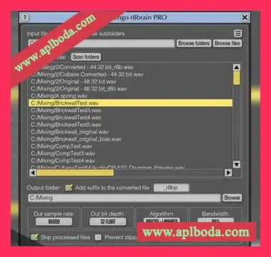 [采样率批量转换功能]Voxengo r8brain PRO v2.6 [WiN]（3Mb）