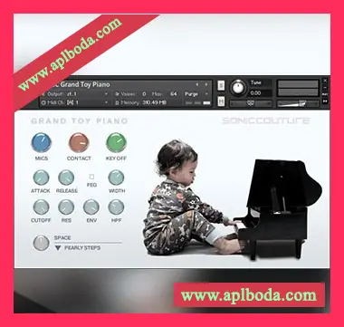 [玩具钢琴]Soniccouture Grand Toy Piano [多格式]（524Mb）