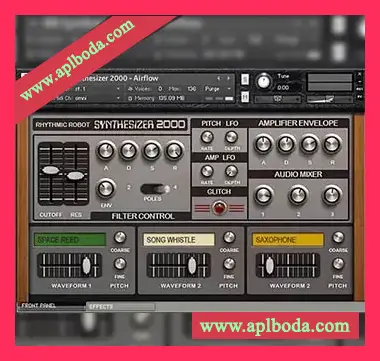 [Synthesizer 2000合成器音源]Rhythmic Robot Audio Synthesizer 2000 KONTAKT（411Mb）