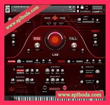 [电子舞曲合成音效音源]Lussive Audio Rise and Fall Lab v1.0 [KONTAKT]（121Mb）