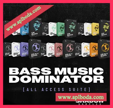 [回响重拍浩室陷阱素材Serum预置Ableton工程模板]Shadow Samples Bass Music Dominator All Access Suite [WAV, MiDi]（7.92Gb）