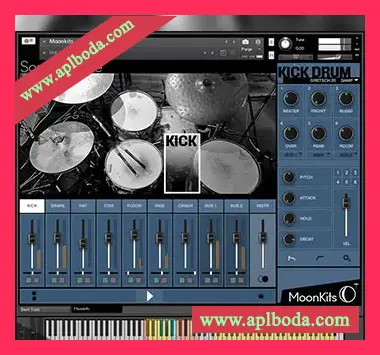 [爵士鼓组音源]Soniccouture Moonkits v1.1.0 [KONTAKT]（11.96Gb+11.83Gb）