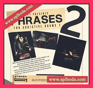 [Addictive Drums 2预置MiDi素材]QAPT PHRASES 2 for Addictive Drums 2 [Synth Presets, MiDi]（92Mb）