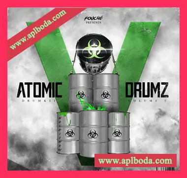 [嘻哈陷阱鼓组采样]Fouché Atomic Drumz Vol 5 [WAV]（39Mb）