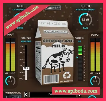 [磁带风格多频段音效增强器插件]Korneff Audio Chocolate Milk v1.0.1 [WiN]（17.1Mb）