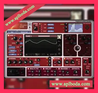 [合成器插件]FKFX Audio KrishnaSynth Legacy FULL v1.8.1 CE [WiN]（2.8Gb）