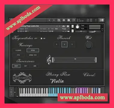 [小提琴音源]Ben Osterhouse String Flow Violin v1.3.1 [KONTAKT]（856Mb）