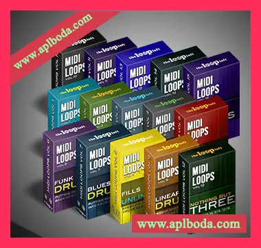 [综合鼓组包素材]The Loop Loft Midi Drum Loop Bundle [WAV, MiDi]（661Mb）