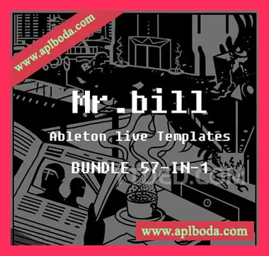 [Abelon Live工程模板合辑包]Mr. Bill Ableton Live Templates BUNDLE 57-in-1 [DAW Templates]（20.41Mb）