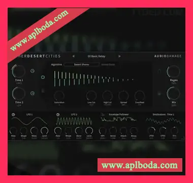 [多功能延迟插件]Audio Damage AD054 Other Desert Cities v1.0.9 [WiN, MacOSX]（44Mb）