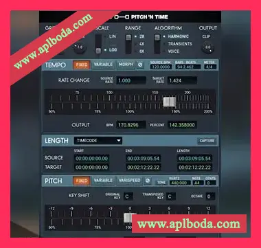 [时间拉伸音高变换音频插件]Serato Pitch n Time Pro v3.1.0 [WiN]（4Mb）