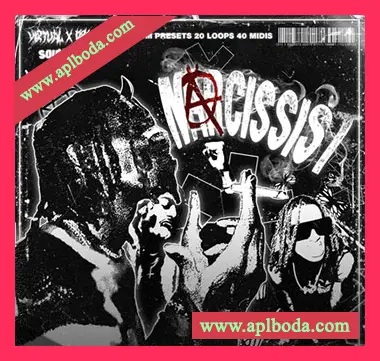 [嘻哈陷阱素材Serum预置]Noprada Beats Narcissist Sound Kit [WAV, MiDi]（528Mb）