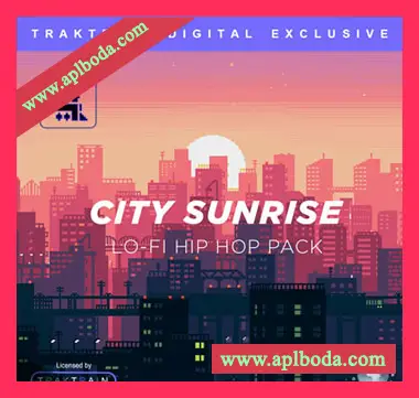 [低保真嘻哈说唱采样]TrakTrain City Sunrise Lo-Fi Hip Hop Pack [WAV]（448Mb）