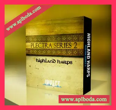 [民族竖琴音源]Impact Soundworks Plectra Series 2 Highland Harps [KONTAKT, ReFill]（3.75Gb）