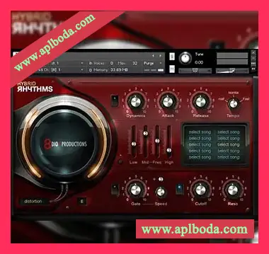 [现代史诗混合节奏打击音源]8Dio Hybrid Rhythms [KONTAKT]（1.2Gb）