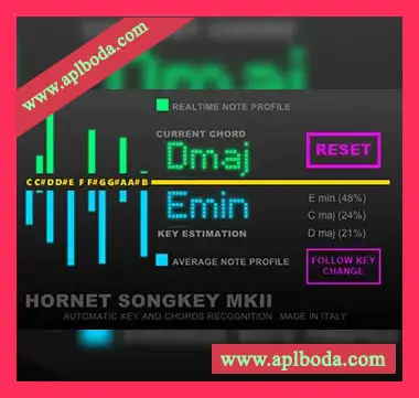 [实时调性和弦检测工具]HoRNet SongKey MKII v2.0.2 [WiN, MacOSX]（3Mb）