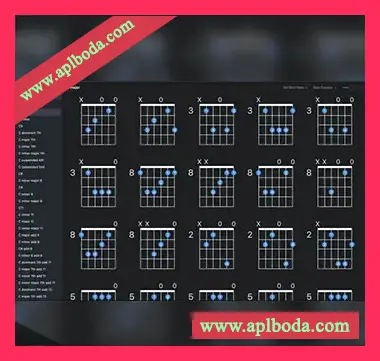 [吉他和弦图工具]JSplash GitLib Chords Pro v1.3.1 [MacOSX]（5Mb）