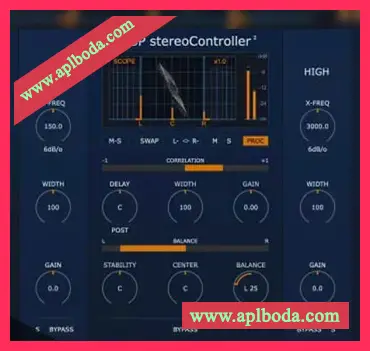 [双通道立体声信号校正工具]PSPaudioware PSP stereoController2 v2.0.2 [WiN]（10.5Mb）