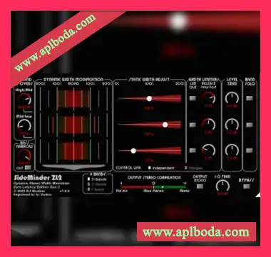 [3频段零延迟动态立体声宽度最大化器]Raising Jake Studios SideMinder ZL2 v1.0.2 [WiN, MacOSX]（15Mb）