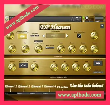 [经典合成乐器综合音源]VGSG Music EP Heaven [KONTAKT]（51.5Gb）