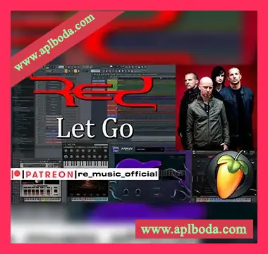 [FL工程模板摇滚金属]RE Music Red Let Go FLP  MIDI Files + HQ WAV（70Mb）