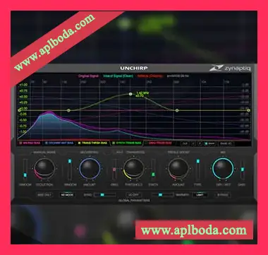 [降低噪音修复瞬态工具]Zynaptiq UNCHIRP v1.2.0 [WiN]（13Mb）