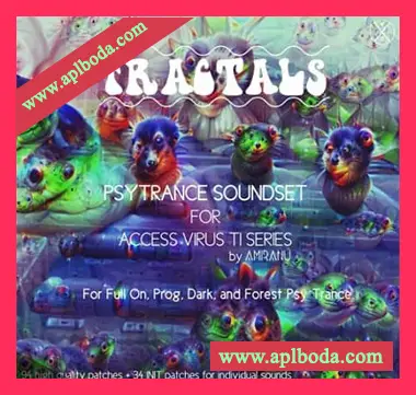 [Virus预置迷幻电子舞曲]Kulshan Studios Fractals Psytrance Soundset for Access Virus TI Series（1Mb）