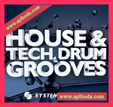 [科技浩室鼓组素材]System 6 Samples House and Tech Drum Grooves [WAV, REX]（335Mb）