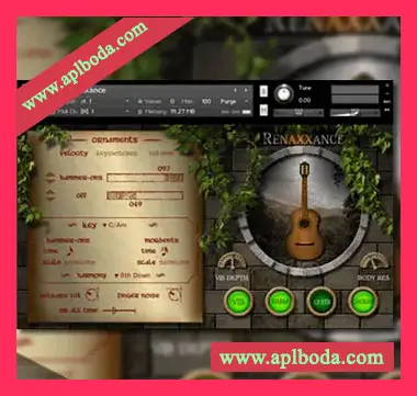 [尼龙弦吉他音源]Indiginus Renaxxance Exprexxive Nylon String Guitar v1.3.2 [KONTAKT]（969Mb）