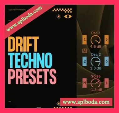 [泰克诺舞曲素材Ableton预置]Audioreakt Ableton Drift Techno Bank [WAV, MiDi]（522Mb）