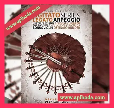 [弦乐琶音连奏音源]8Dio Agitato Legato Arpeggio V1 [KONTAKT]（10.19Gb）