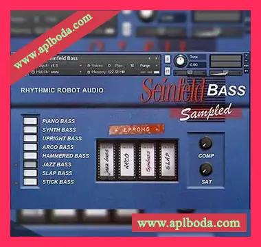 [80年复古合成Bass]Rhythmic Robot Seinfeld Bass KONTAKT（118Mb）