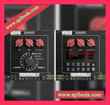 [微型数字混响延迟效果器插件]Korneff Audio Micro Digital Reverberator v1.0.6 [WiN]（87Mb）