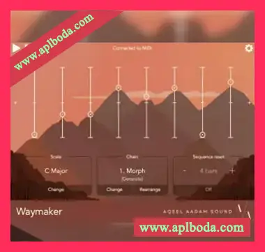 [MIDI音序器模块组合链插件]Aqeel Aadam Sound Waymaker v1.0.4 [WiN]（8.2Mb）