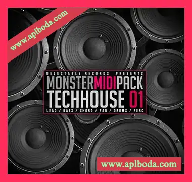 [科技浩室素材]Delectable Records Tech House Monster MIDI Pack 01 [WAV, MiDi]（310Mb）