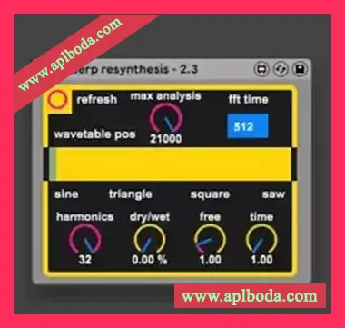 [Max for Live]Eliderp Resynthesis v2.3（108Kb）