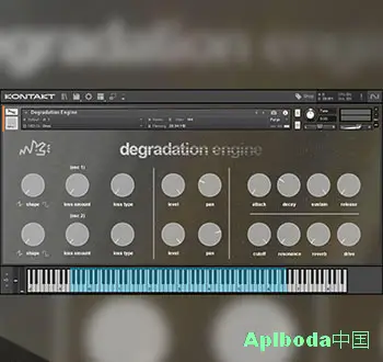 [降级引擎合成器音源]Border Audio Degradation Engine [KONTAKT]（230Mb）