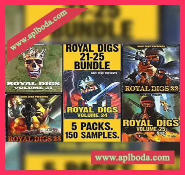 [怀旧乐采样包]Dave Zeke Royal Royal Digs Volumes 21-25 BUNDLE [WAV]（395.05Mb）