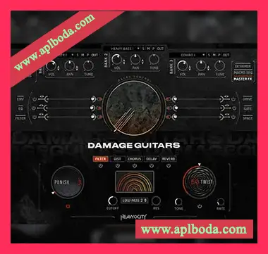 [吉他贝斯节奏Riff音源]Heavyocity Damage Guitars [KONTAKT]（9Gb）