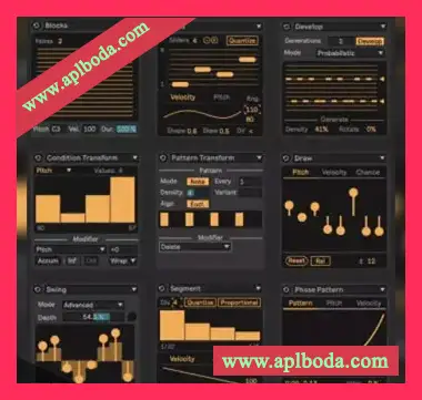 [Max for Live]MIDI Tools Volume One by Philip Meyer（103Mb）